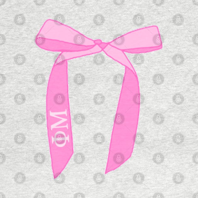 Phi Mu Bow by Biscuit25